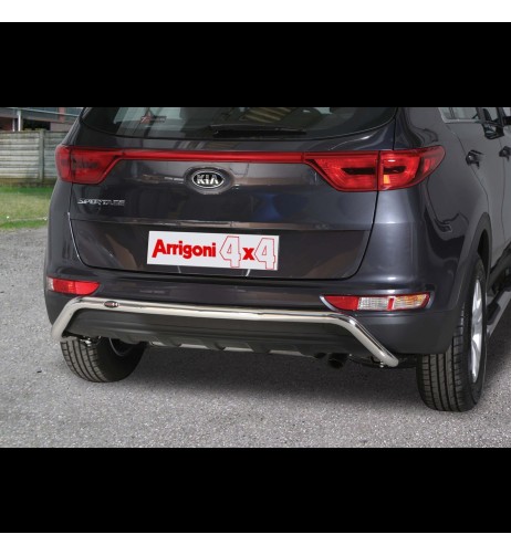 Tubo protezione posteriore inox lucido 50mm Kia Sportage 2016 2021
