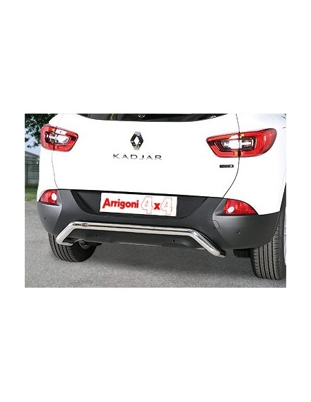 Tubo protezione posteriore inox lucido 50mm Renault Kadjar dal 2015