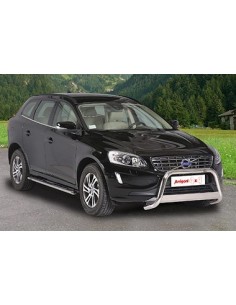 Tubo protezione posteriore inox lucido 50mm Volvo XC60 2014 2017 2