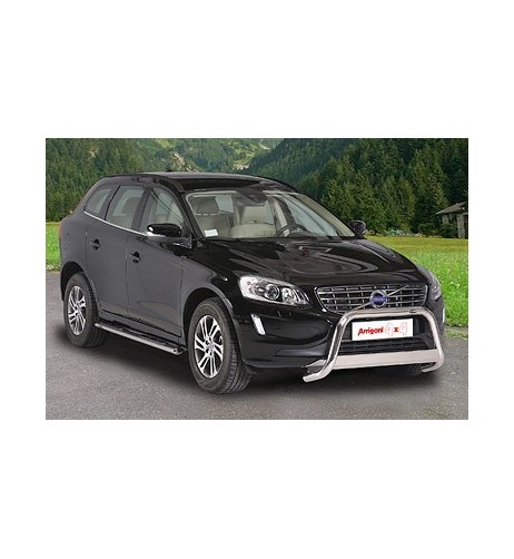 Tubo protezione posteriore inox lucido 50mm Volvo XC60 2014 2017