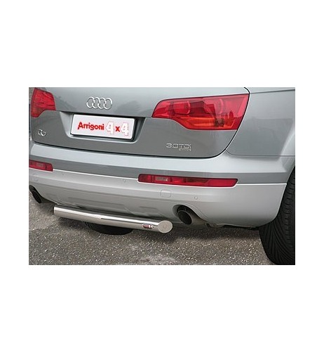 Tubo protezione posteriore inox lucido 60mm Audi Q7 dal 2006