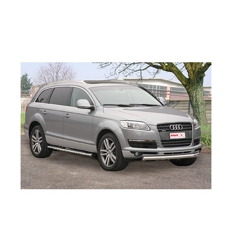 Tubo protezione posteriore inox lucido 60mm Audi Q7 dal 2006