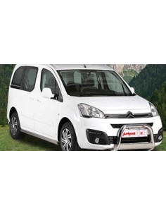 Tubo protezione posteriore inox lucido 60mm Citroen Berlingo 2008 2017 2