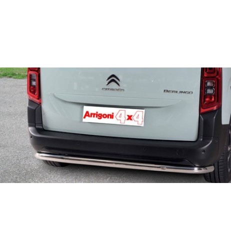 Tubo protezione posteriore inox lucido 60mm Citroen Berlingo dal 2018