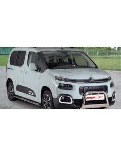 Tubo protezione posteriore inox lucido 60mm Citroen Berlingo dal 2018 2