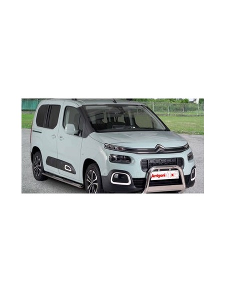 Tubo protezione posteriore inox lucido 60mm Citroen Berlingo dal 2018