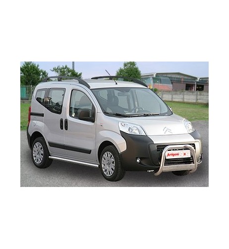 Tubo protezione posteriore inox lucido 60mm Citroen Nemo dal 2007