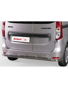 Tubo protezione posteriore inox lucido 60mm Dacia Dokker dal 2012