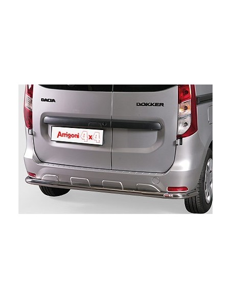 Tubo protezione posteriore inox lucido 60mm Dacia Dokker dal 2012