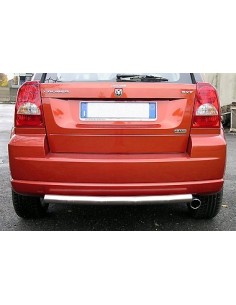 Tubo protezione posteriore inox lucido 60mm Dodge Caliber dal 2008