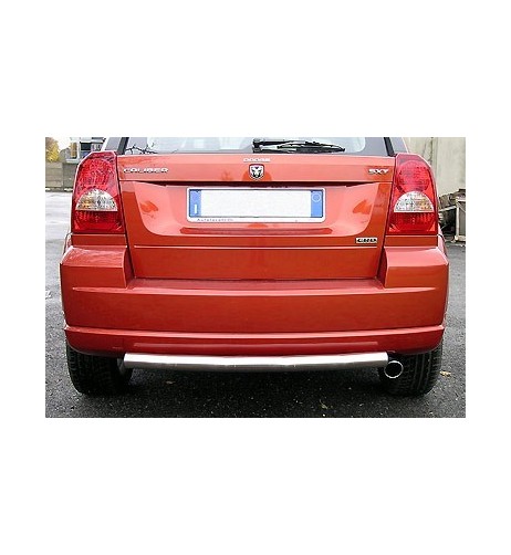 Tubo protezione posteriore inox lucido 60mm Dodge Caliber dal 2008