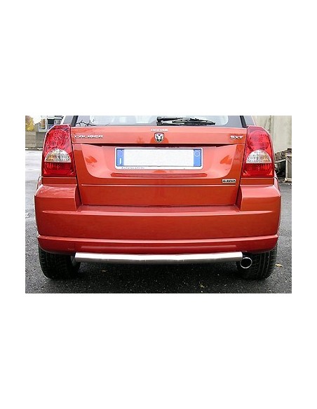 Tubo protezione posteriore inox lucido 60mm Dodge Caliber dal 2008