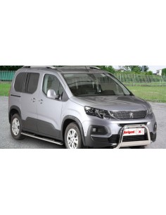 Tubo protezione posteriore inox lucido 60mm Peugeot Rifter dal 2018 2