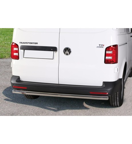 Tubo protezione posteriore inox lucido 60mm VW Transporter T6 1 dal 2019