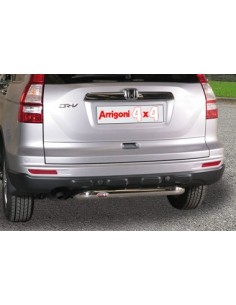 Tubo protezione posteriore inox lucido 70mm Honda CR V dal 2010 al 2012