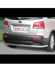 Tubo protezione posteriore inox lucido 70mm Kia Sorento dal 2009 al 2011