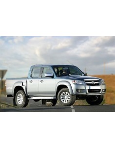 Tubo protezione posteriore inox lucido Mazda BT50 2 4 porte dal 2007 al 201 2