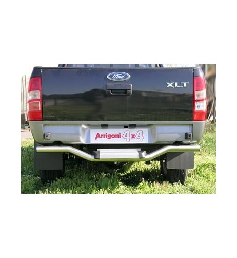 Tubo protezione posteriore inox mat Ford Ranger 2 4 porte dal 2007 al 2012