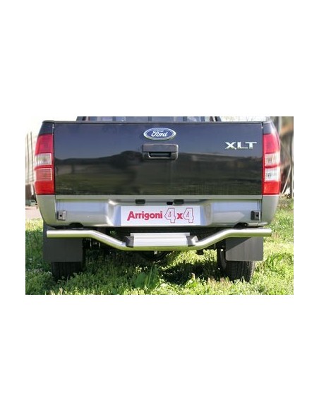 Tubo protezione posteriore inox mat Ford Ranger 2 4 porte dal 2007 al 2012