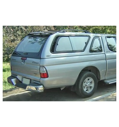 Hard Top con vetri copertura cassone Mitsubishi L200 Club Cab dal 1997 al 2005