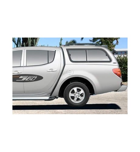Hard Top con vetri copertura cassone Mitsubishi L200 Double Cab 2006 2009