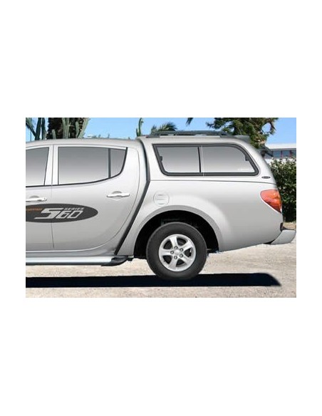 Hard Top con vetri copertura cassone Mitsubishi L200 Double Cab 2006 2009
