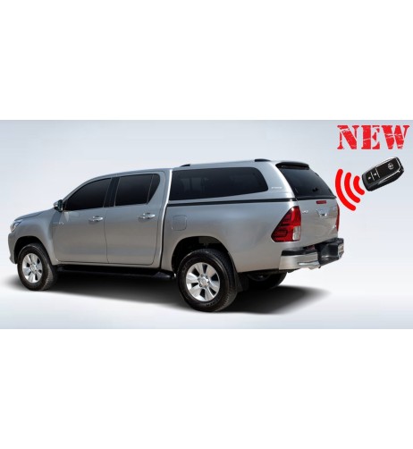 Hard Top S6 con vetri copertura cassone Toyota Hilux doppia cabina dal 2016