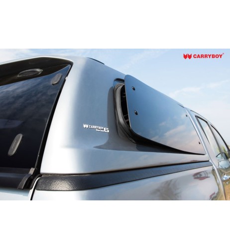 Hard Top S6 con vetri copertura cassone Toyota Hilux doppia cabina dal 2016
