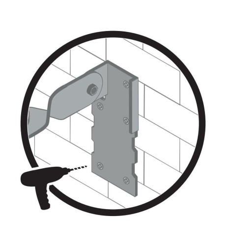 Specchio di sicurezza grandangolare multiuso 30cm