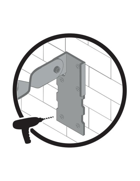 Specchio di sicurezza grandangolare multiuso 30cm