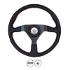 Volante sportivo universale pelle nera 350mm Simoni Racing NOB