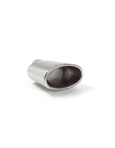 Terminale di scarico inox universale ovale 115x70mm ingresso 60mm Ragazzon 
