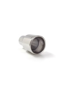 Terminale di scarico inox universale rotondo 90mm ingresso 50mm Ragazzon 01