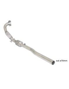 Catalizzatore metallico centrale inox 54 0248 00 VW Golf VI 2 0 GTI TSI 1