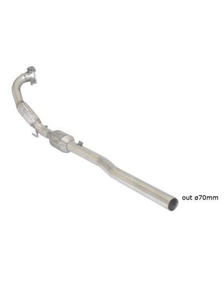 Catalizzatore metallico centrale inox 54 0248 00 VW Golf VI 2 0 GTI TSI 1
