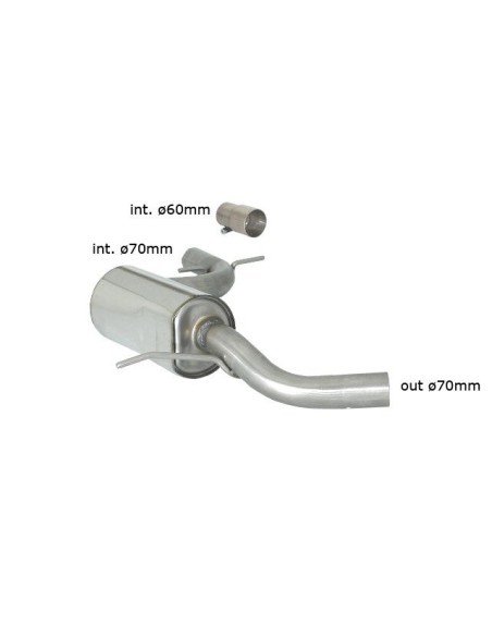 Centrale inox 57 0073 00 VW Golf VI 2 0 GTI TSI 155kw