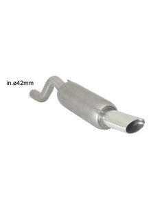 Scarico terminale 10 0519 13 omologato Opel Corsa D 1 2 1 4 51 59 63 66