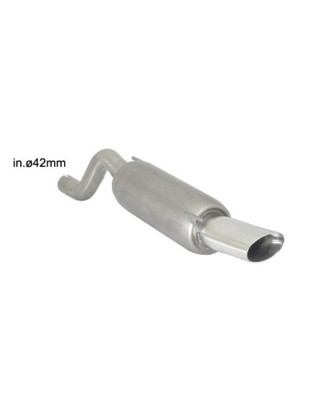 Scarico terminale 10 0519 13 omologato Opel Corsa D 1 2 1 4 51 59 63 66