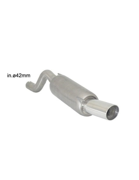 Scarico terminale 10 0519 60 omologato Opel Corsa D 1 2 1 4 51 59 63 66