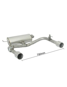 Scarico terminale 50 0066 06 omologato Toyota Celica 1 8 VVT dal 2000