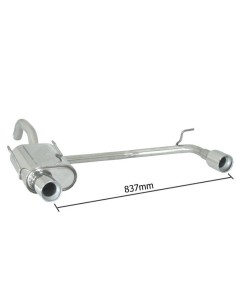 Scarico terminale 50 0178 05 omologato Fiat Panda 169 1 4 100HP 2003 2012