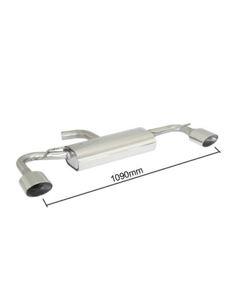 Scarico terminale 50 0281 12 omologato VW Scirocco 1 4TSI 90 118kw