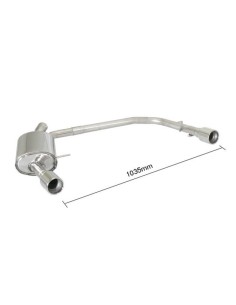 Scarico terminale 50 0327 05 omologato Ford S Max 2 0TDci DPF 120kw