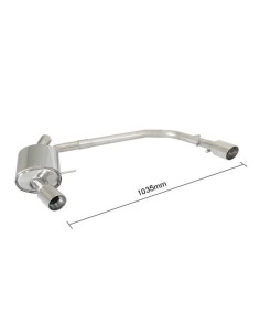 Scarico terminale 50 0327 60 omologato Ford S Max 2 0TDci DPF 120kw