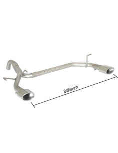 Scarico terminale 50 0344 10 omologato Fiat 500 0 9 Twin Air Turbo 62kw