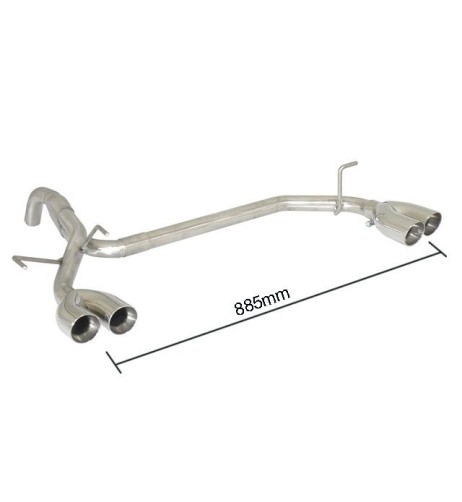 Scarico terminale 50 0344 56 omologato Fiat 500 0 9 Twin Air Turbo 62kw