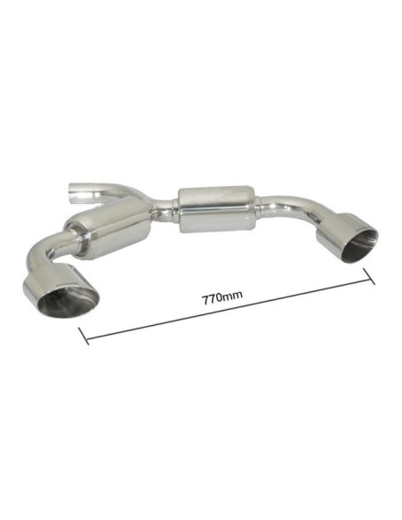 Scarico terminale 50 0350 12 omologato VW Scirocco 2 0 Tdi DPF 103 125kw