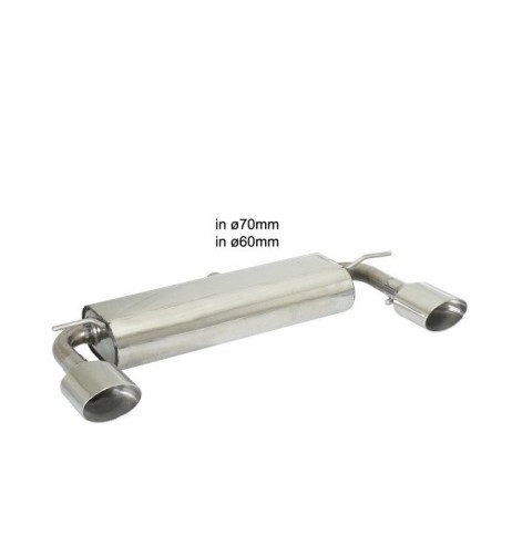 Scarico terminale 50 0397 12 omologato Mercedes Classe A W176 A250 155kw