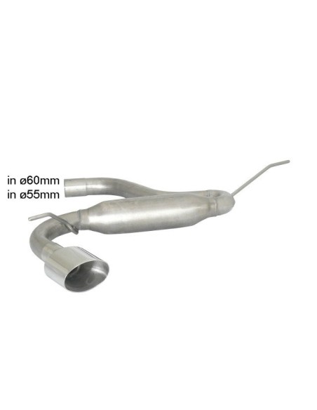 Scarico terminale 50 0430 12 omologato VW Golf VII 1 4 TSI 2 0 TDI