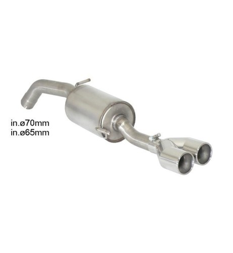 Scarico terminale 50 0443 27 omologato Peugeot RCZ 1 6 Turbo 147kw